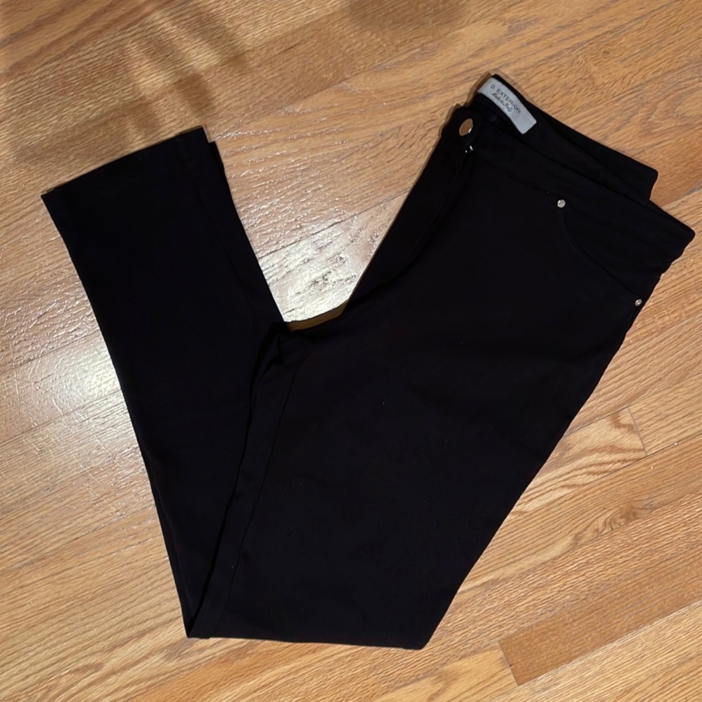 D.Exterior Black Ponte Pant